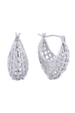 14K Basketweave Pincatch Earrings