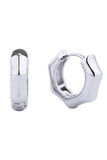 14K Dipped Huggie Hoop Brass Earring