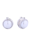 14K Double Pearl Pincatch Earrings