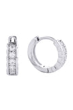Pretty 14K Gold Dipped Huggie Earring