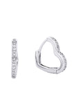 Elegance 14K Gold Dipped Huggie Hoop Brass