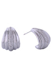 14K Hera Pave CZ Post Earrings