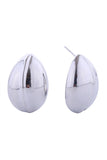 14K Matte Macadamia Post Earrings