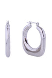 Stunning 14K Puffy Square Pincatch Earrings
