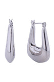 14K Puffy Square Pincatch Earrings
