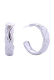 14K Quilted CoCo Post Earrings