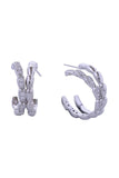 14K Serpenti Pave CZ Post Earring