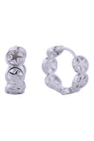 14K Stellar Sky Huggie Hoop Earrings