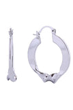 14K Twist N Shine Hoop Earrings