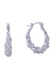14K Twisted Rope Pincatch Earrings