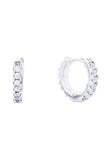 Pretty 14K Gold Dipped Huggie Hoop Earring