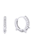 Stunning 14K Dipped Huggie Hoop Earring