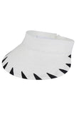 Handmade Edge Detailed Roll Up Sun Hat Visor
