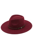 C.C Vegan Felt Metal Logo Heather Color Hat