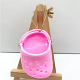 Mini Dog Croc Shoe Keychain Pet Toy Accessory