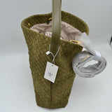 Woven Hobo Shoulder Bag with Detachable Strap