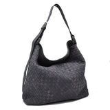 Woven Hobo Shoulder Bag with Adjustable Strap and Star Charm