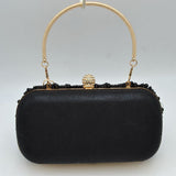 Embellished Evening Clutch Bag with Top Handle