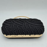 Embellished Evening Clutch Bag with Top Handle