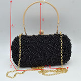 Embellished Evening Clutch Bag with Top Handle