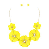 Bloom Flower Link Necklace