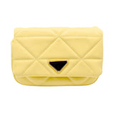 Faux Leather Rectangle Clutch Crossbody Bag