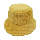 Fuzzy Faux Fur Bucket Hat