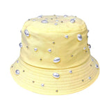 Pearl Embellished Bucket Hat