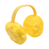 Studded Fluffy Plush Fur Foldable Earmuff