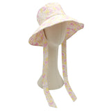 Watercolored Chin Tie Bucket Hat