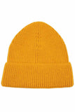 Solid Color Ribbed Knit Cuff Beanie