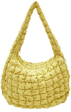 Large Quilted Solid Bag