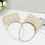 Chic Small Shoulder Straw Bag – Stylish Crossbody Bag for Ladies, Versatile Summer Hobo Bag