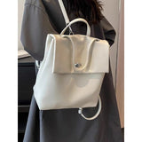 Big backpack female, autumn and winter silver large capacity backpack purse, commuter versatile college backpack
