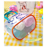 Frosted translucent PVC jelly bag, portable large-capacity beach bag, swimming bag,
