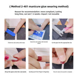 1054- Handmade press on nails fake nails removable Handmade Drawing Nails