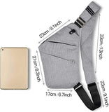 Fanny pack Crossbody bag, - Anti-theft Crossbody bag Unisex, Travel Sports Convenient Shoulder Crossbody bag
