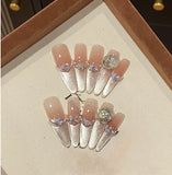 1034- Handmade press on nails fake nails removable