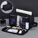 Three-Layer Large-Capacity Men's Toiletry Bag – Travel Portable Cosmetic Storage Bag with Compartments for College Dorm, Camp, Gym – Perfect for Organized Packing
