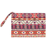 Aztec Pattern Pouch Clutch Bag Pouch Bag