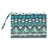 Aztec Pattern Pouch Clutch Bag Wristlet