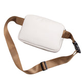 Multifunctional Fashion Fanny Pack – Adjustable Shoulder Strap Travel Breast Bag in Vegan Leather, Ideal Chest Purse for Holiday Sports and Running, Stylish Crossbody Waist Bag for Women