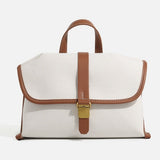 Denim messenger bag, women's casual canvas handbag, tote square bag