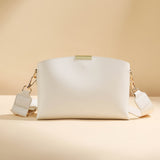 Elegant Women's Wide Shoulder Strap Shell Bag - Stylish & Functional Small Crossbody Bag