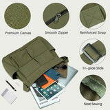 Retro Tooling Women's Shoulder Bag - Stylish Crossbody Canvas Bag with Large Capacity for Everyday Street Leisure