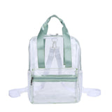 Waterproof PVC Backpack Purse with Clear Design, Durable and Stylish, Perfect for Travel, School, and Everyday Use School Bag Summer Waterproof PVC Beach Bag