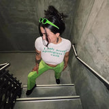 Apologize In Cash Graphic Baby Tee - AfterAmour
