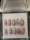 1037- Handmade press on nails fake nails removable