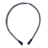 Bling Stone Accented Crystal Studded Shimmer Headband