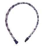 Bling Stone Accented Crystal Studded Shimmer Headband